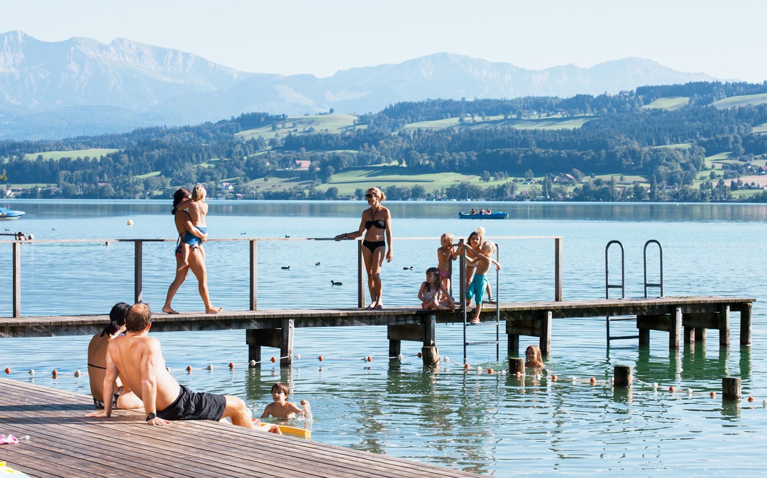 Swimming opportunities in Lake Sepmach, Sonne Seehotel Eich